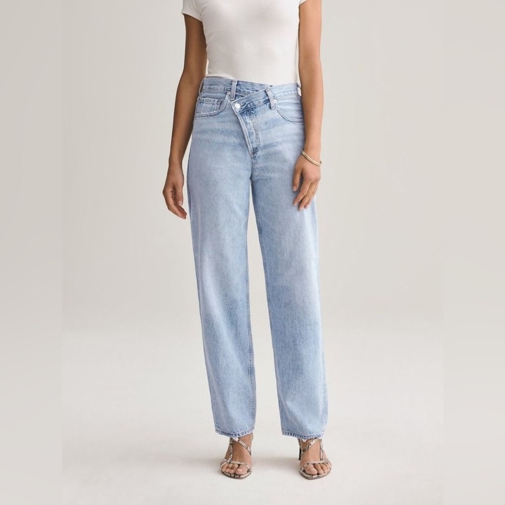 AGOLDE criss cross upsized jean